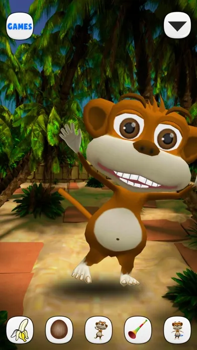 Tangkapan skrin Talking Monkey Chimpy