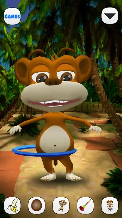 Tangkapan skrin Talking Monkey Chimpy