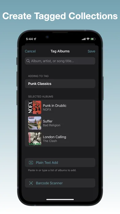 Albums: Library Focused Player Ekran Görüntüleri