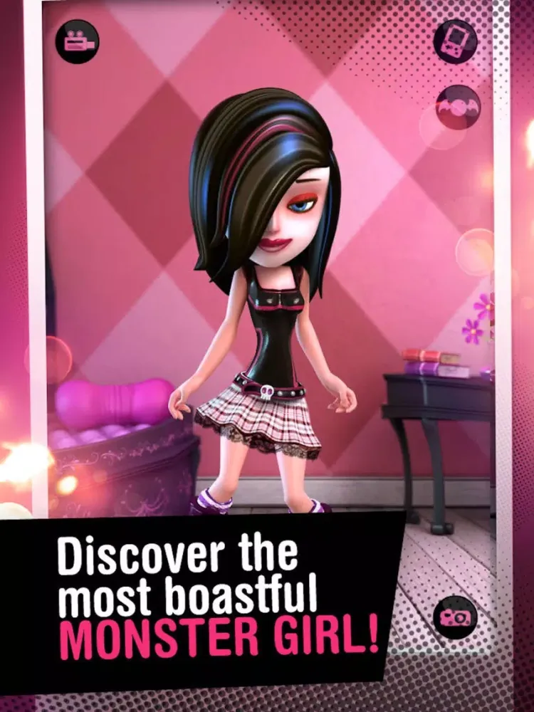 Talking Monster Girl HD iPad  Ekran Görüntüleri