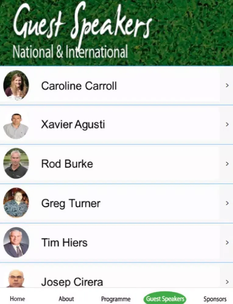 Captures d'écran de Talking Turf iPad 