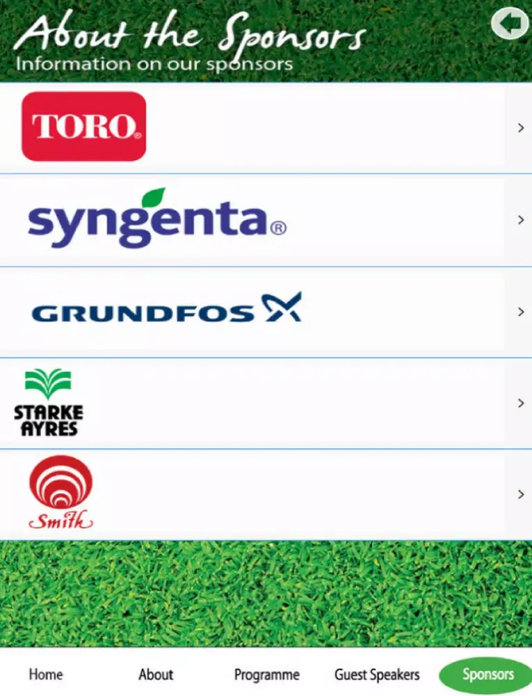 Captures d'écran de Talking Turf iPad 