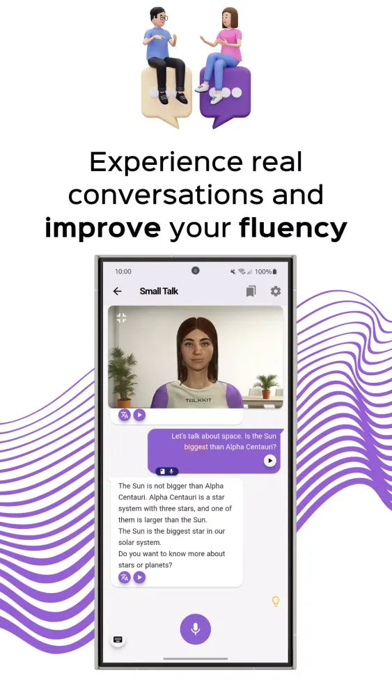 Screenshot di Talkkit