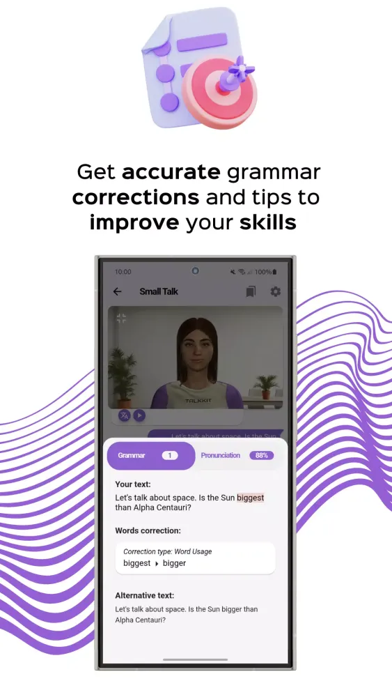 Screenshot di Talkkit