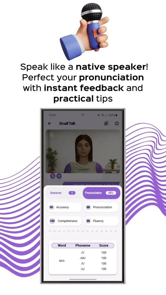 Screenshot di Talkkit