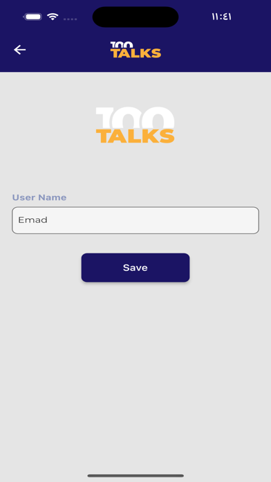 100 Talks 스크린샷