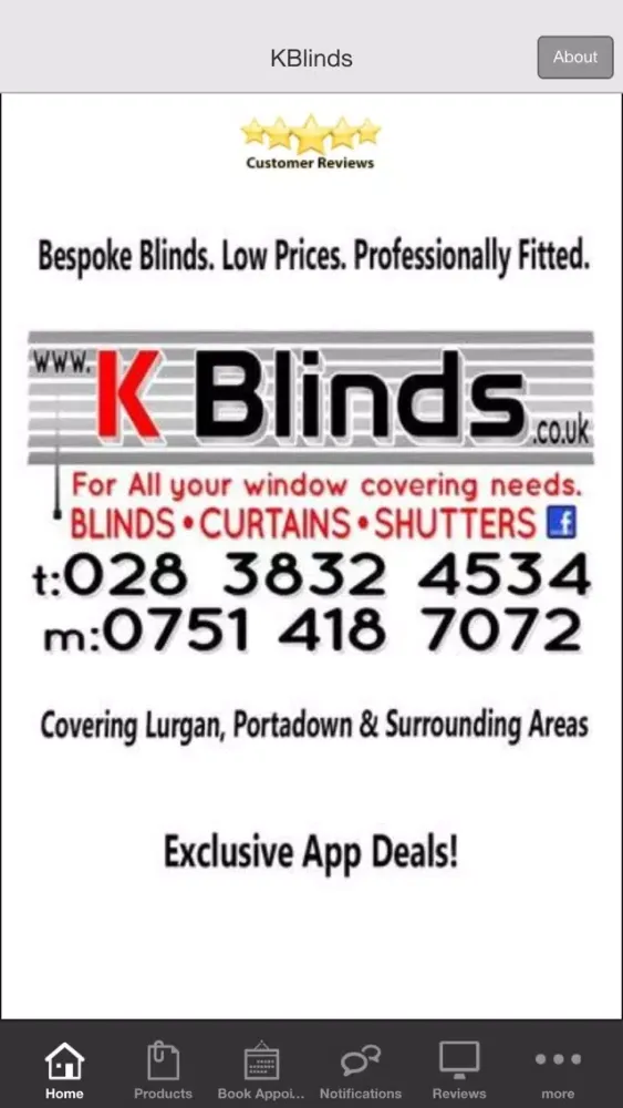 K Blinds Lurgan स्क्रीनशॉट