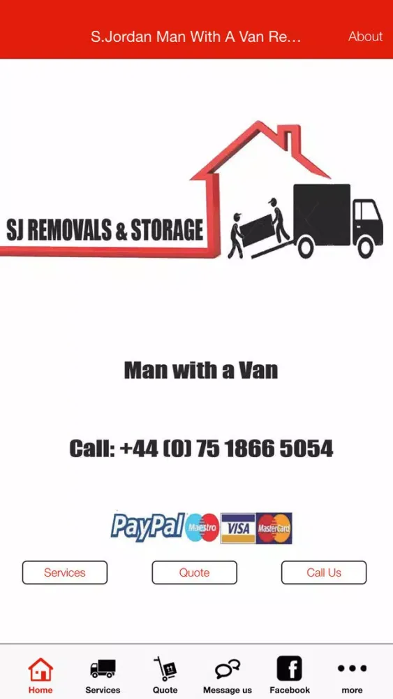 SJ Removals & Storage Screenshots