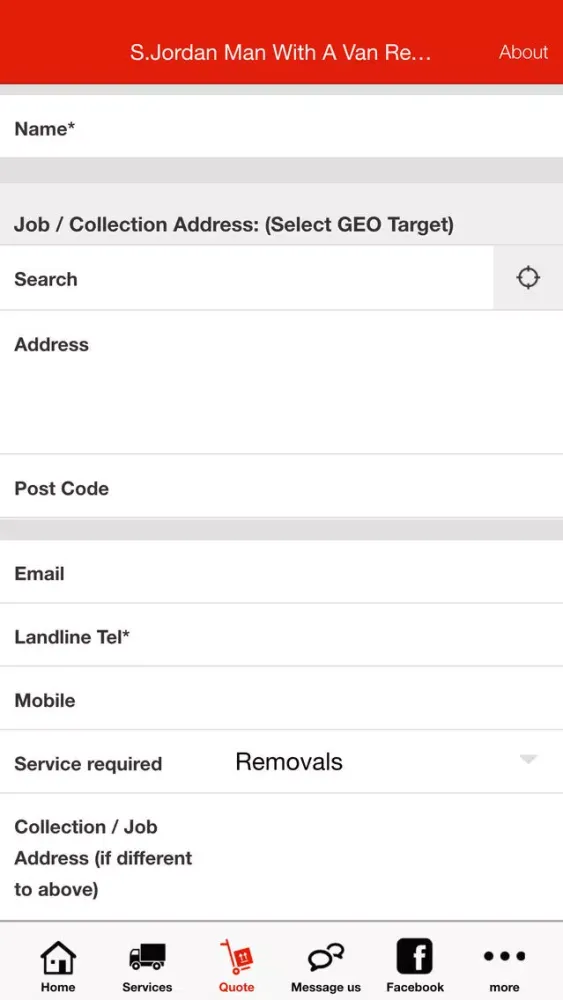 SJ Removals & Storage Screenshots