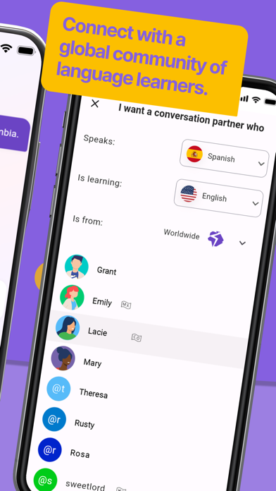 Pangea Chat Screenshots