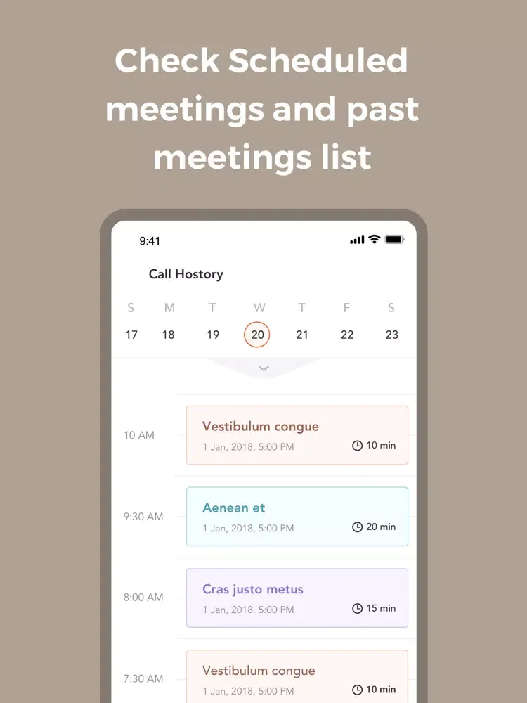Ảnh chụp màn hình của TTM Video App iPad 