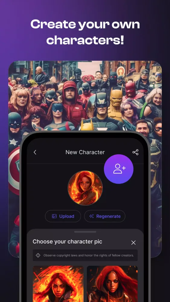 Talk Too: Characters & Experts應用截圖