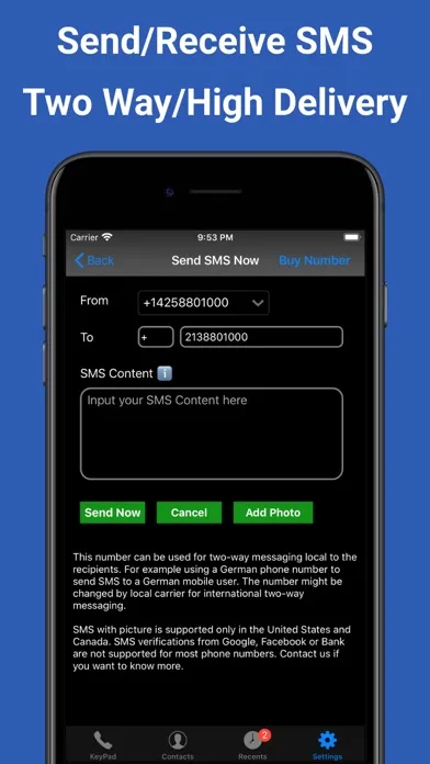TalkTT-Call/SMS & Phone Number স্ক্রিনশট