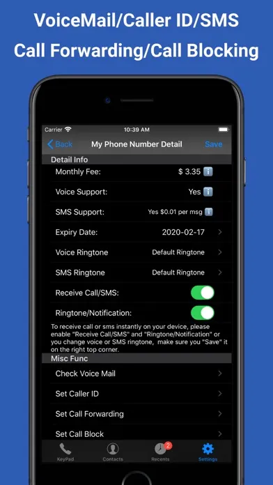 TalkTT-Call/SMS & Phone Number স্ক্রিনশট