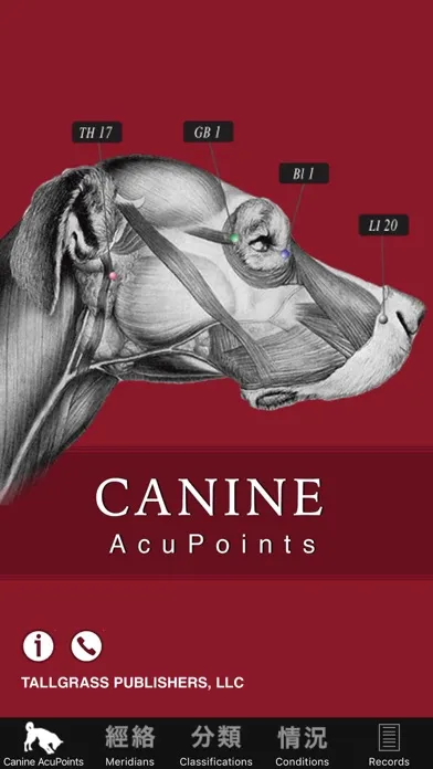 Ảnh chụp màn hình của Canine Acupoints
