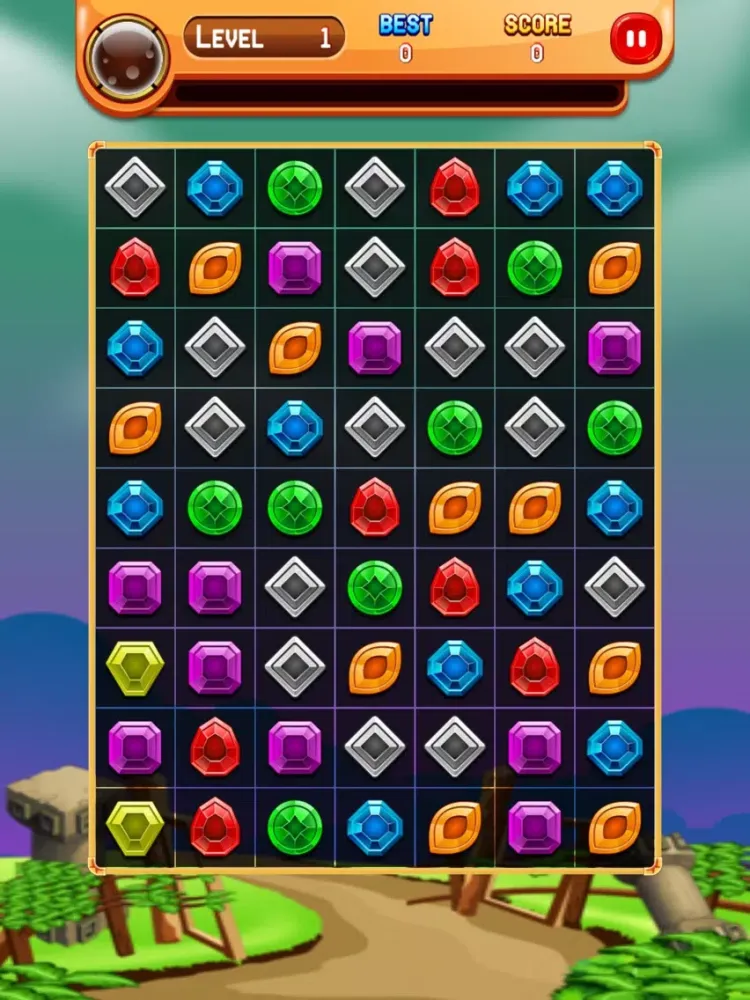 Tangkapan layar 宝石消消消豪华版 iPad 