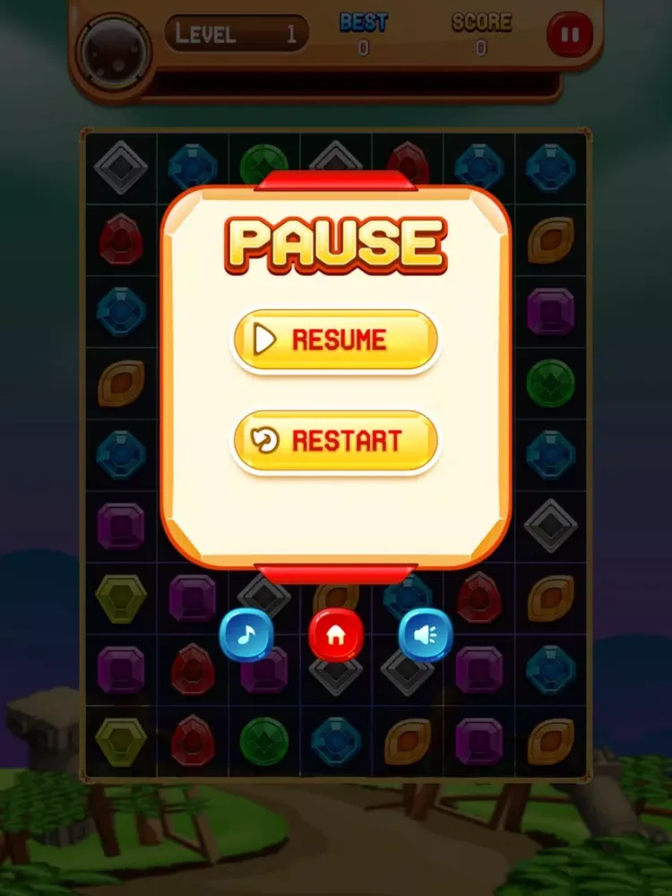 Tangkapan layar 宝石消消消豪华版 iPad 