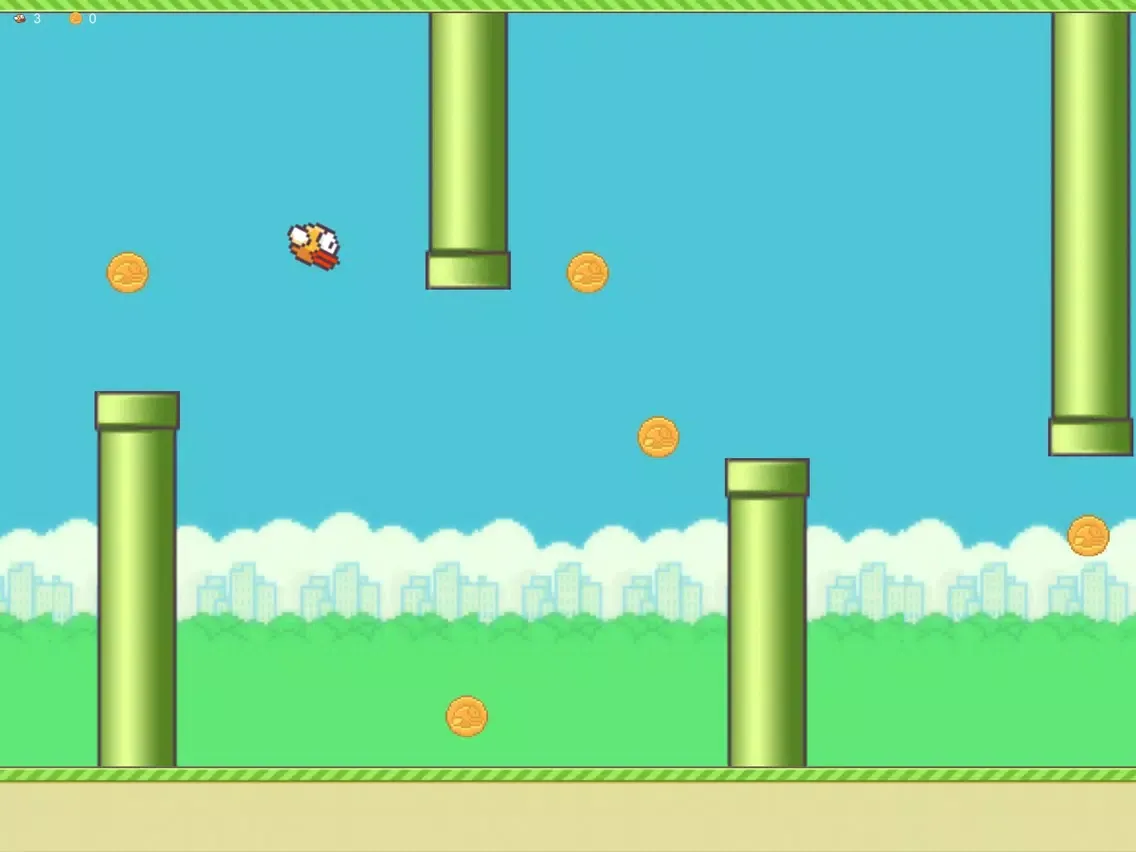 Screenshot di 跳跃小鸟之单机休闲小游戏 iPad 