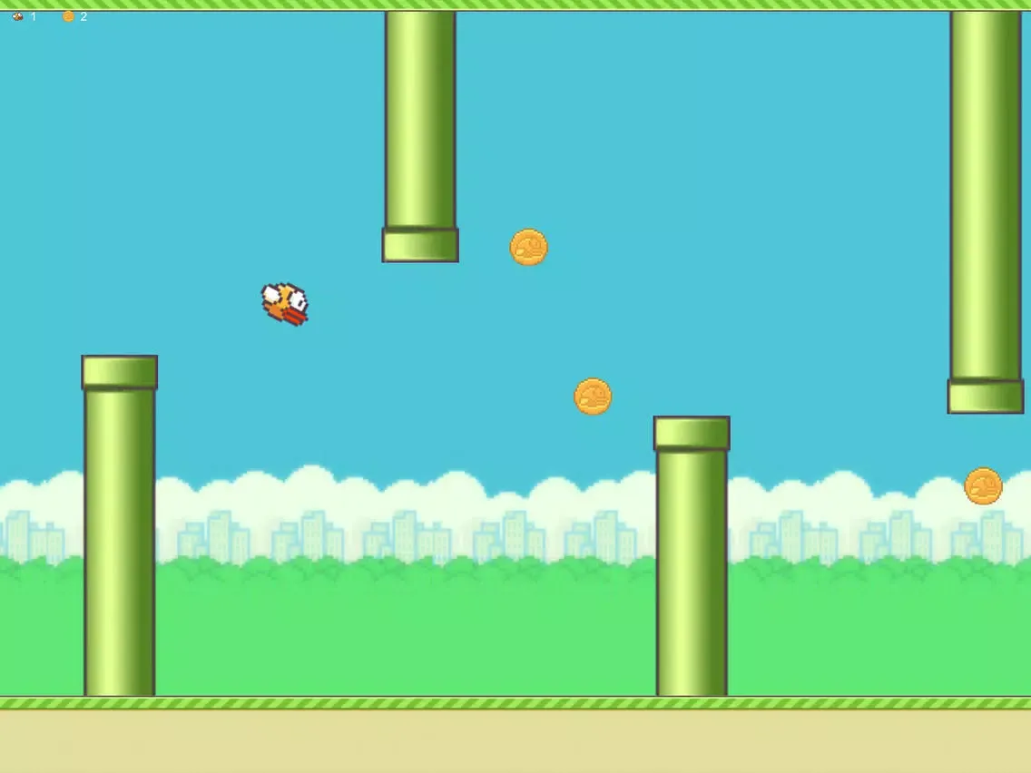 Screenshot di 跳跃小鸟之单机休闲小游戏 iPad 