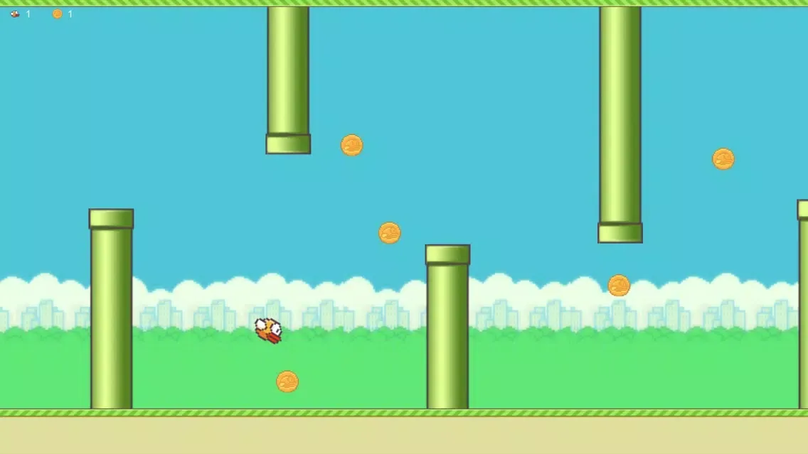 Screenshot di 跳跃小鸟之单机休闲小游戏