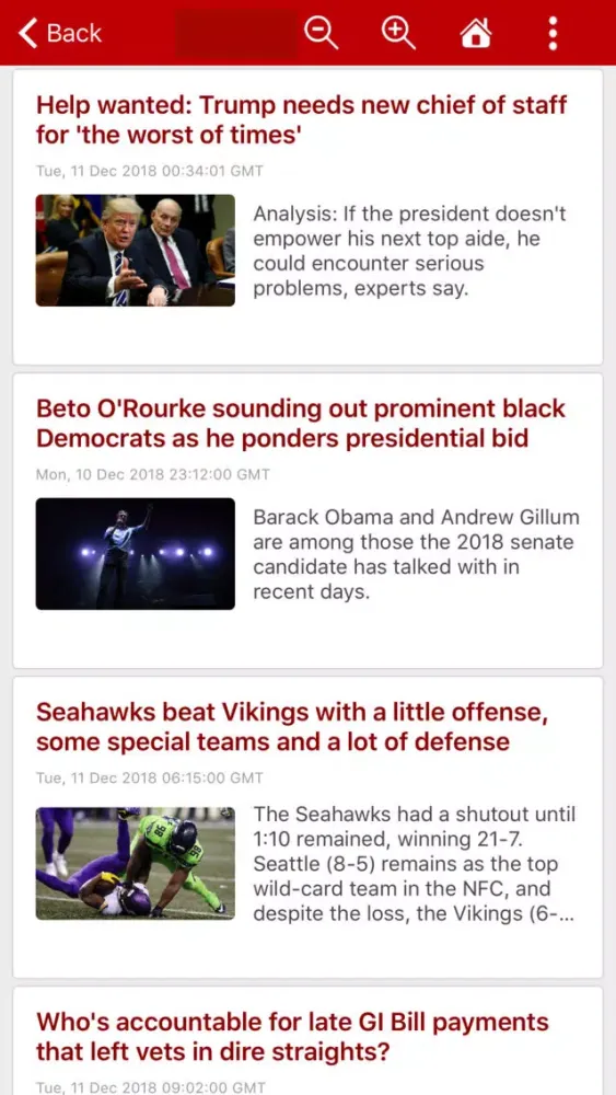 US news in real time 스크린샷