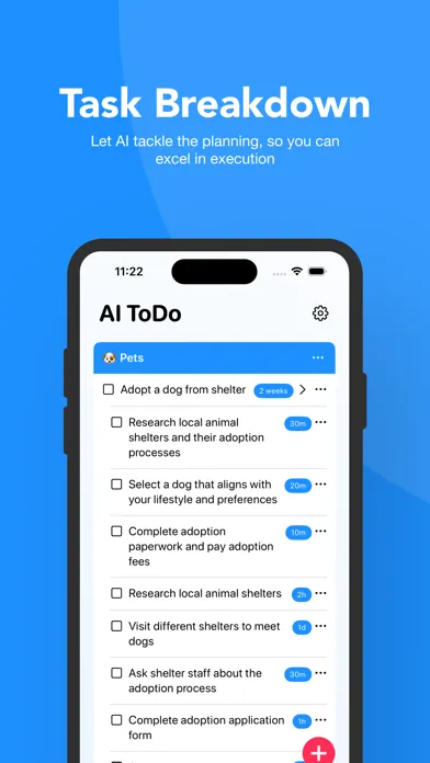AI Todo - Personal Assistant 스크린샷
