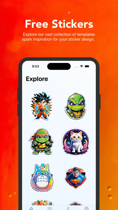 Screenshot di Stickerist - AI Stickers Maker