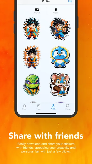 Screenshot di Stickerist - AI Stickers Maker
