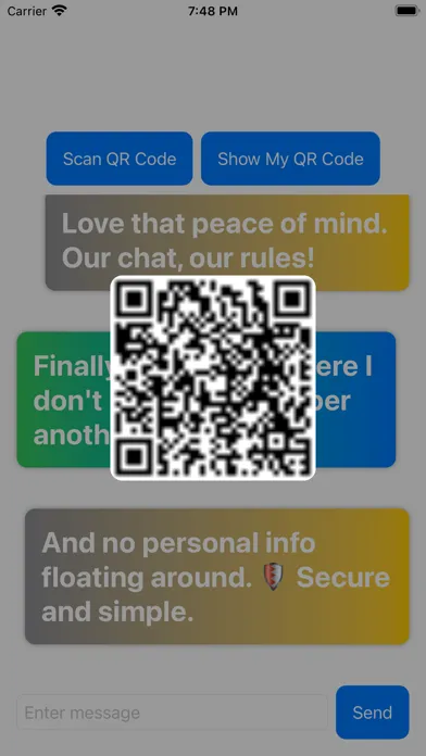 PrivyScan Messenger Screenshots