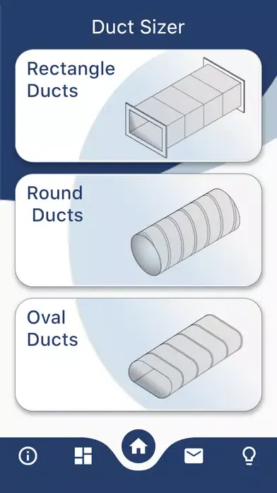 TALO Duct Sizer Screenshots