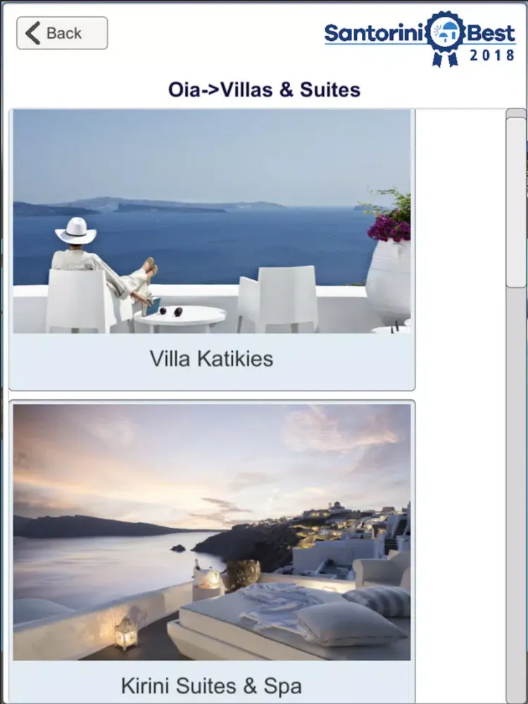SantoriniBest iPad  스크린샷