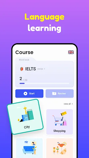 Ảnh chụp màn hình của Hi Dictionary - Learn Language