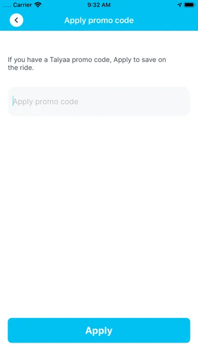 Capturas de pantalla de Talyaa تاليا -Taxi Booking App