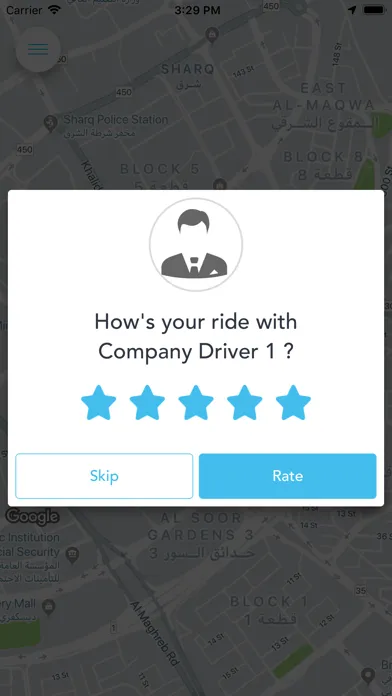 Capturas de pantalla de Talyaa تاليا -Taxi Booking App