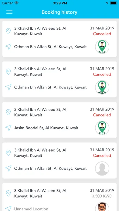 Capturas de pantalla de Talyaa تاليا -Taxi Booking App