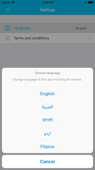 Capturas de pantalla de Talyaa تاليا -Taxi Booking App