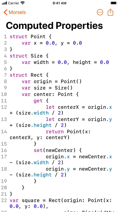Morsels — Code Snippets Ekran Görüntüleri
