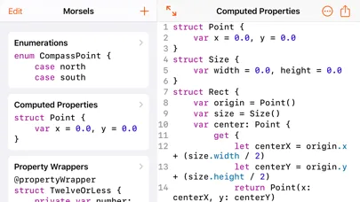 Morsels — Code Snippets Ekran Görüntüleri