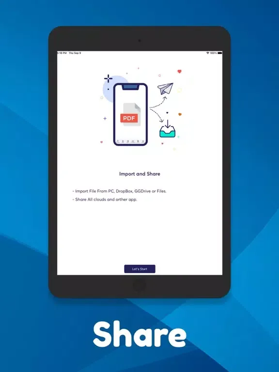 PDF to Word : PDF Converter iPad  स्क्रीनशॉट