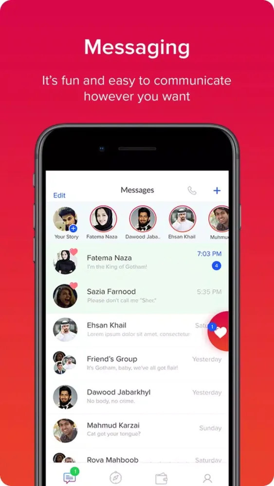 Ảnh chụp màn hình của Tamaaas Messenger