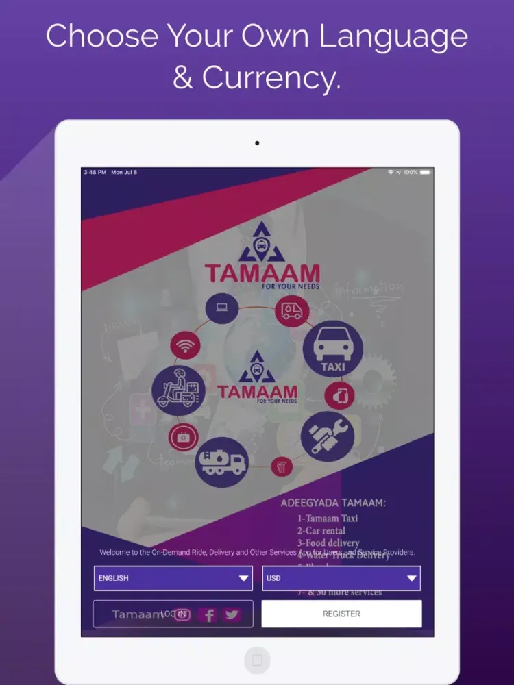 Tamaam Darawal iPad 应用截图
