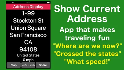 Capturas de pantalla de Address Display - Where here?