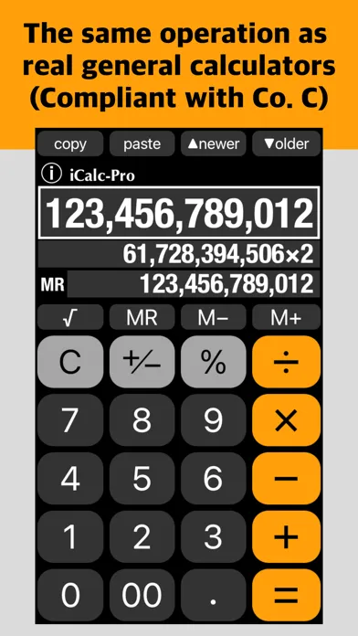 Calculator iCalc-Pro - No ads スクリーンショット