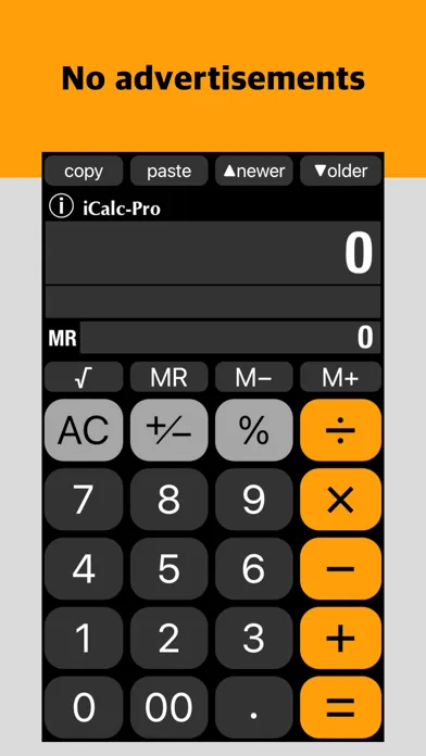 Calculator iCalc-Pro - No ads スクリーンショット