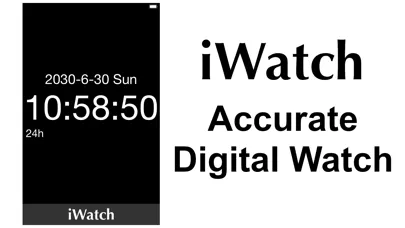 Capturas de pantalla de iWatch - Keeps time accurately