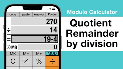 Zrzuty ekranu Modulo Calculator