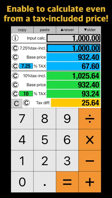 TAX calculator - iTaxCalc স্ক্রিনশট