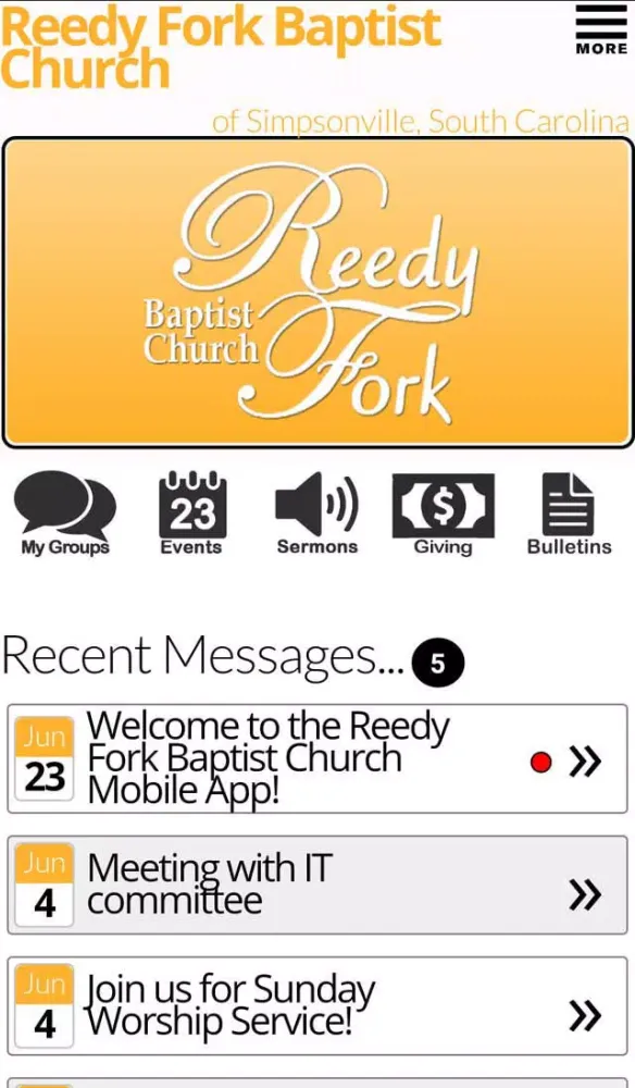 Скриншоты Reedy Fork Baptist Church