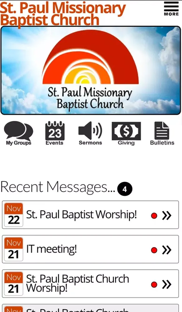 St Paul Missionary Baptist Church应用截图