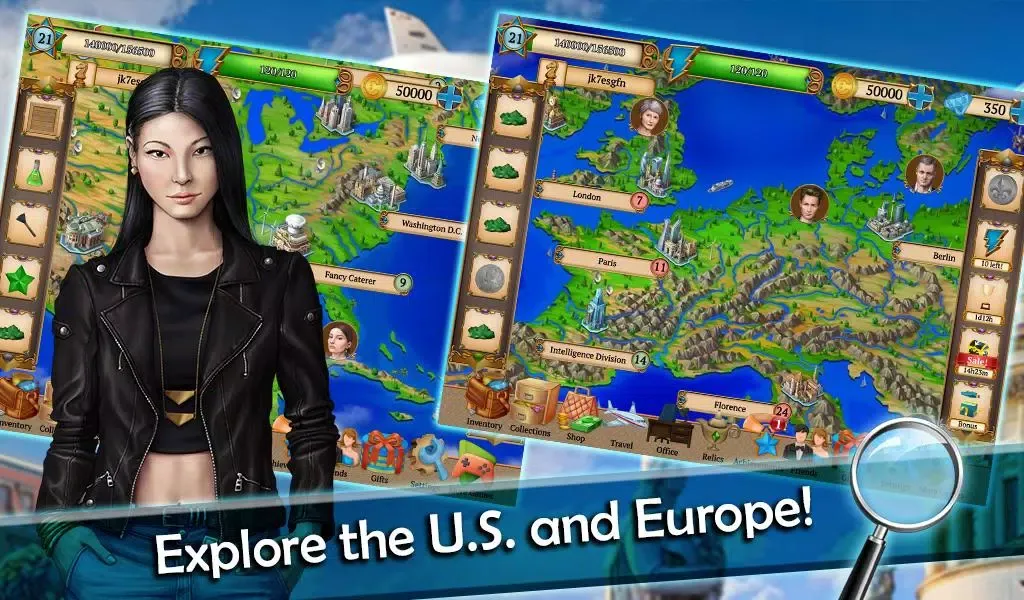 Capturas de pantalla de Hidden Object MysterySociety 2